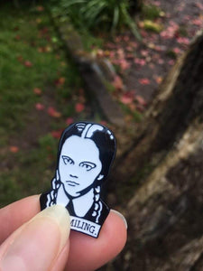 Addams Family Enamel Pins & Stickers