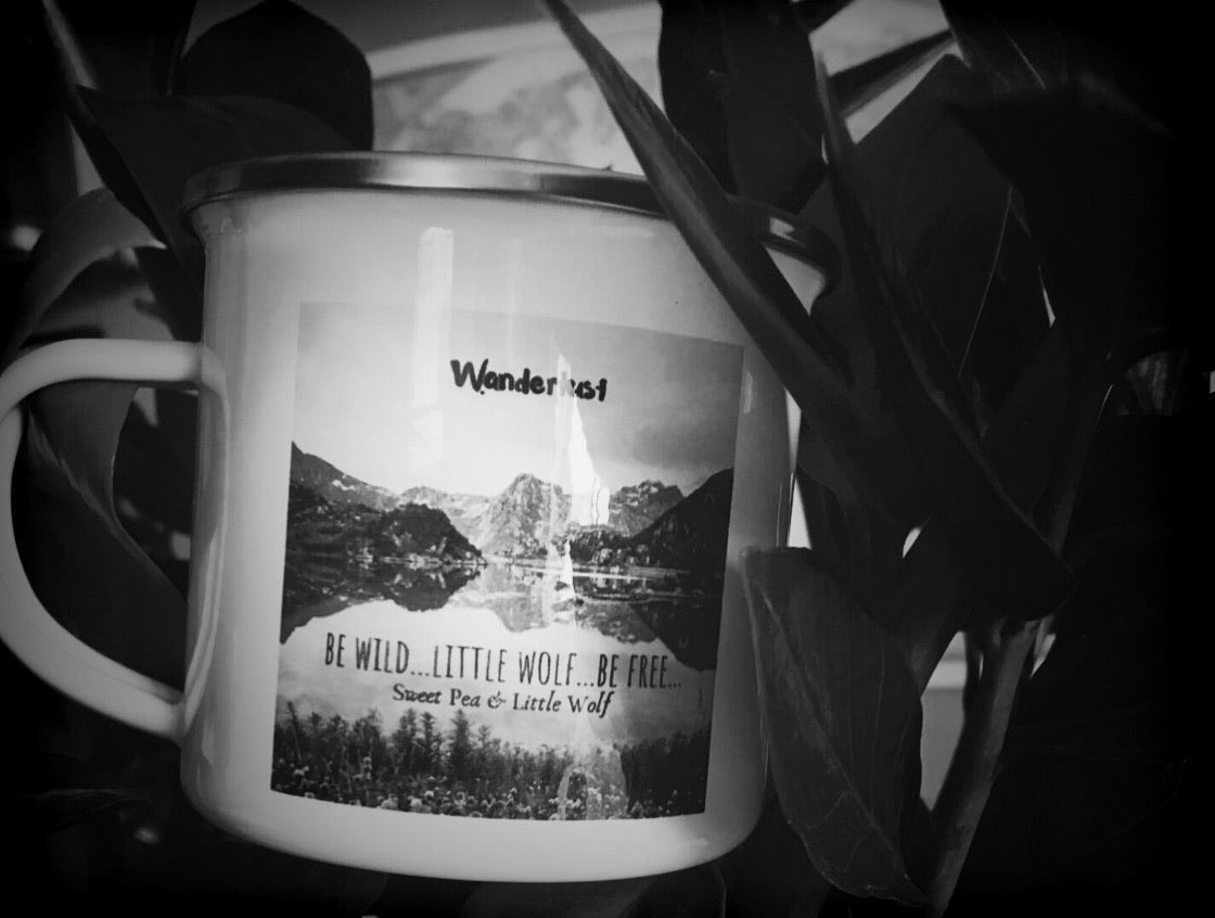 Little Wolf Enamel Mug ⛺️
