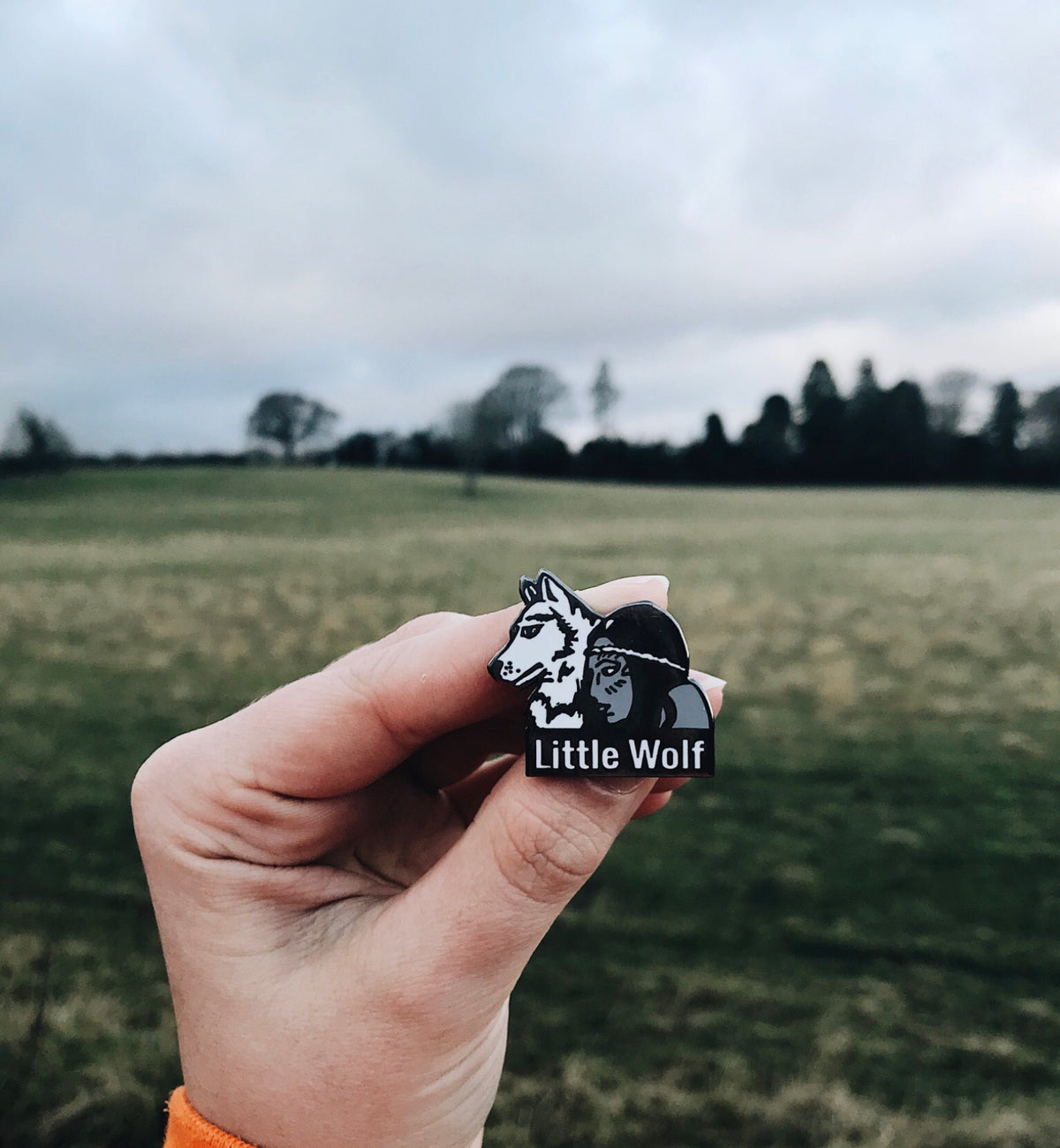 Little Wolf Enamel Pin 🐺🐾
