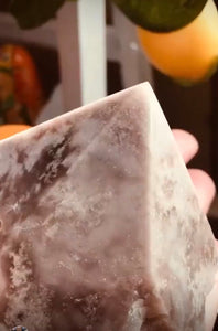Large Pink Amethyst Rough Polished Point