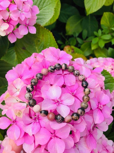 Rhodonite Bead Bracelet