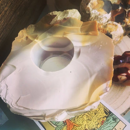 Mookaite Candle Holders