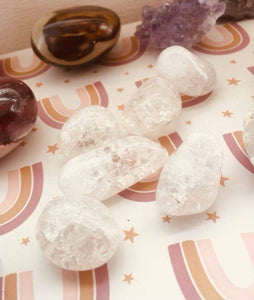 Crackled Quartz Tumblestone