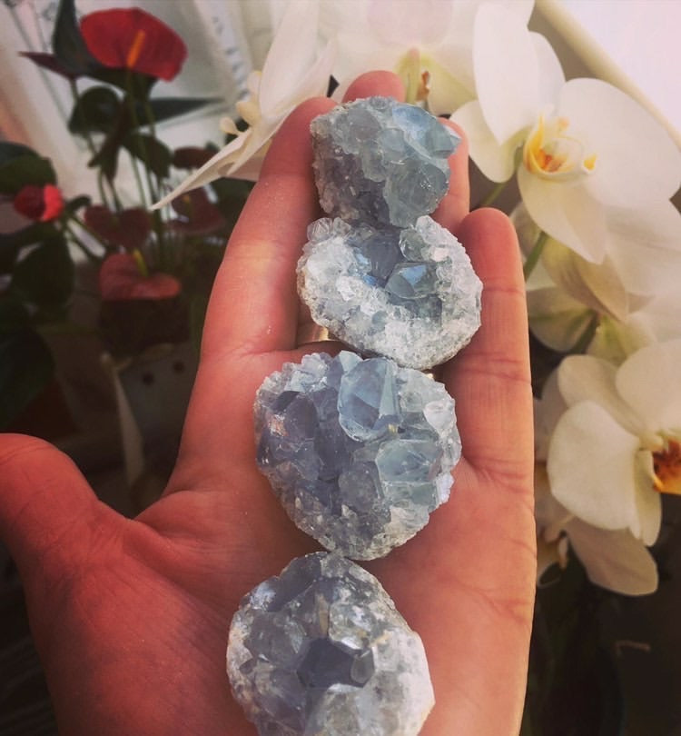Celestite Cluster