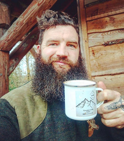 Little Wolf Enamel Mug ⛺️