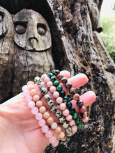 Rhodochrosite Bead Bracelet