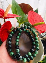 Ruby Zoisite Bead Bracelet