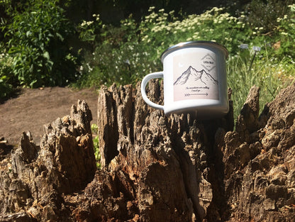 Little Wolf Enamel Mug ⛺️